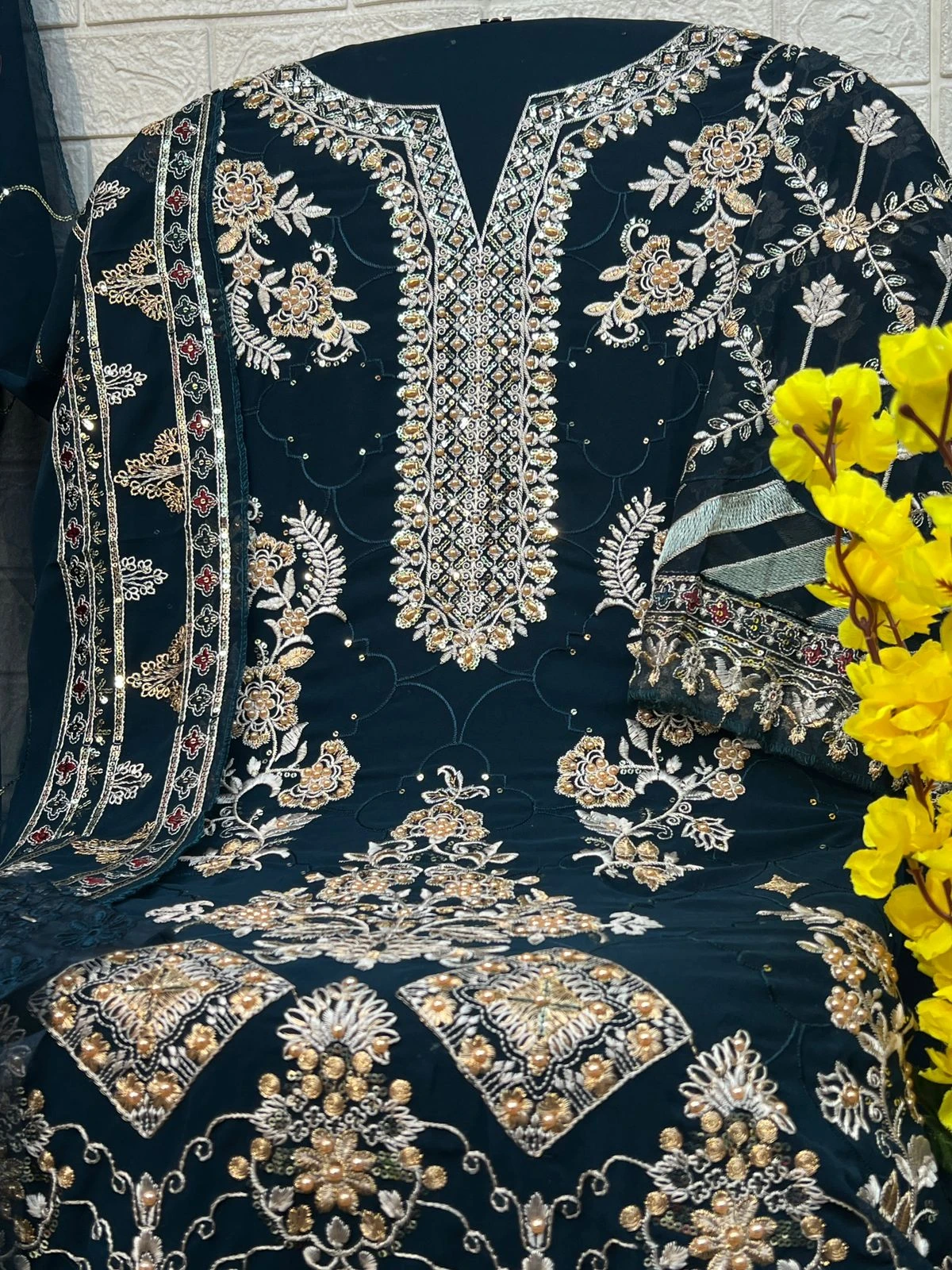 Zaha Zoya Vol 2 Georgette Wholesale Pakistani Salwar Suit Catalog — Wholesale Salwar Suits, MPA wholesale from Surat — view 4